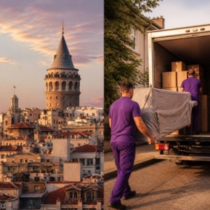 Istanbul and movers loading furniture – household moving from Turkey to Iran, Oman and the UAE